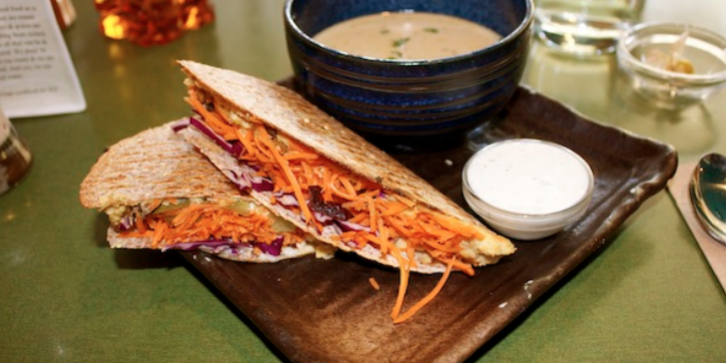 The Coup Restaurant – Falafel Quesadillas