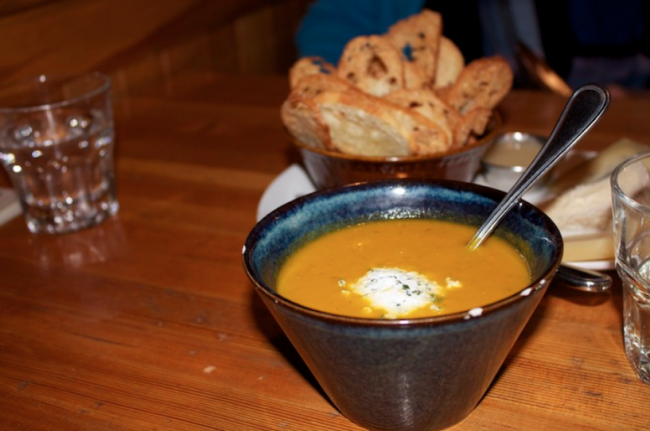Boxwood Cafe’s – Leffer Farms Roasted Carrot Soup