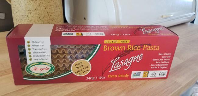 Rizopia Brands Brown Rice Lasagna Noodles