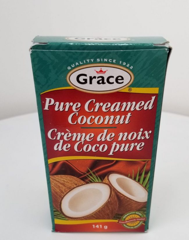 Grace Pure Creamed Coconut.
