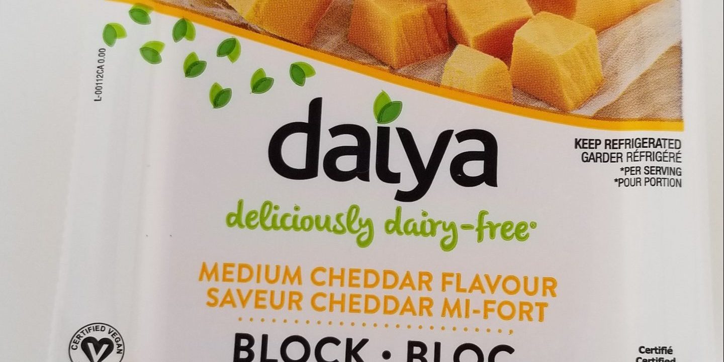Daiya Cheddar Cheese dairy free