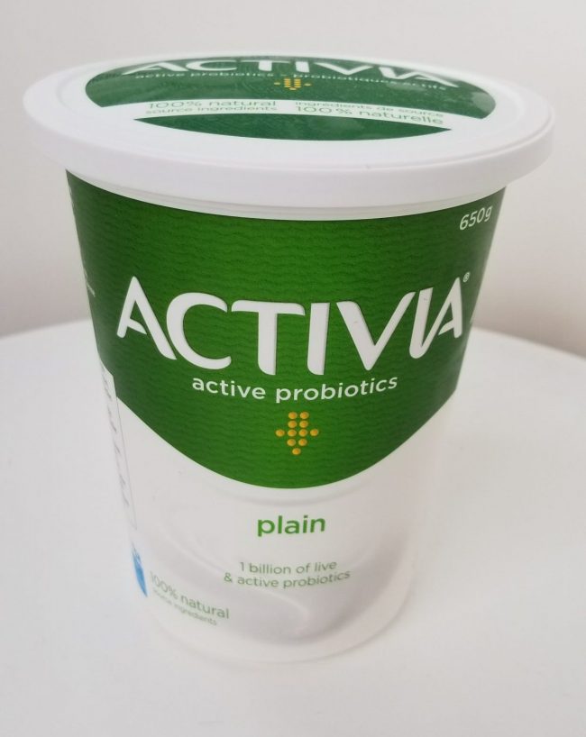 Activia Plain Yogurt with Active Probiotic Cultures. Activia Plain Yogurt with Active Probiotic Cultures.