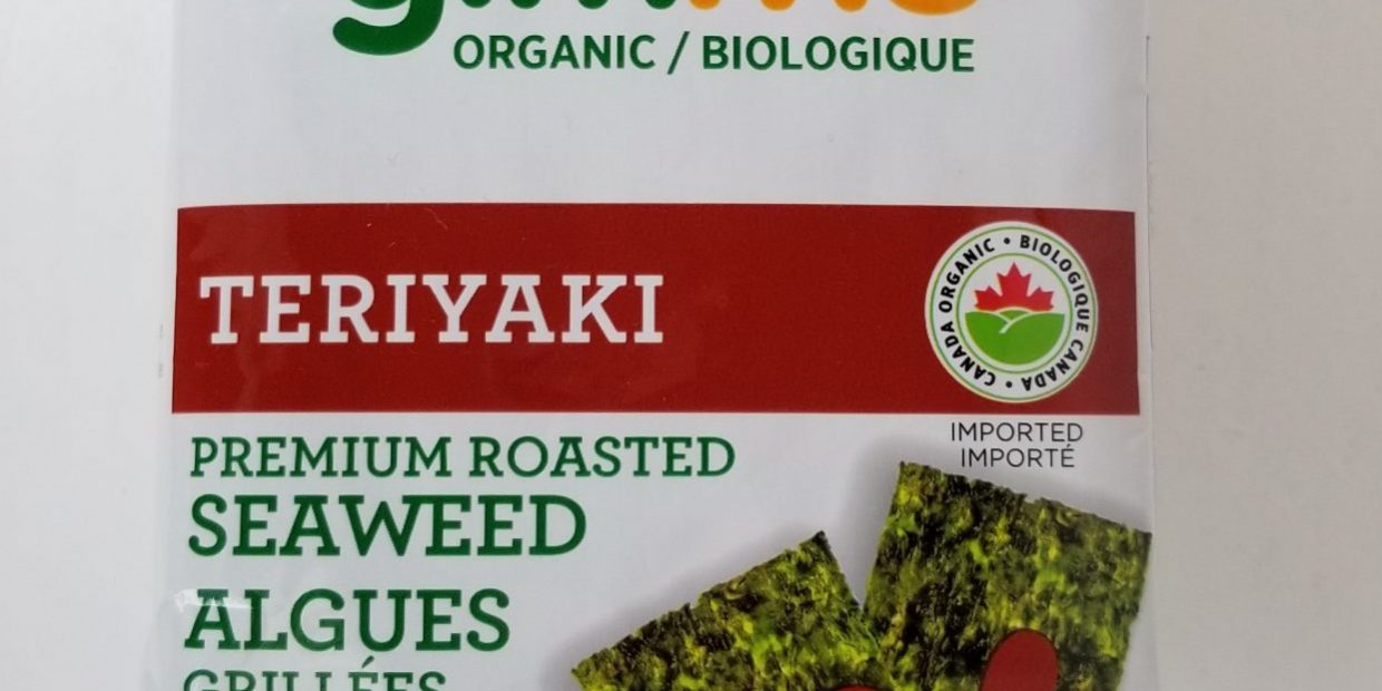 GimMe Teriyaki Premium Organic Seaweed Snack Review.