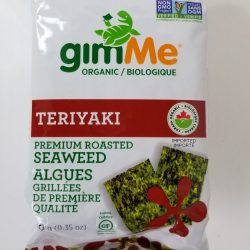 GimMe Teriyaki Premium Organic Seaweed Snack Review.
