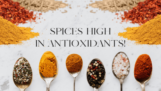 What Spices are high in Antioxidants?