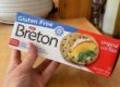 Breton gluten free crackers with flax seeds food review.